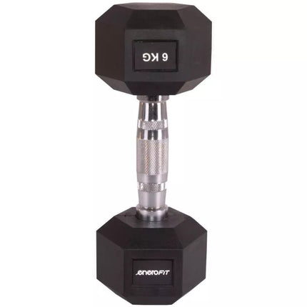HEX Guminis hantelis 6 KG ENERO FIT