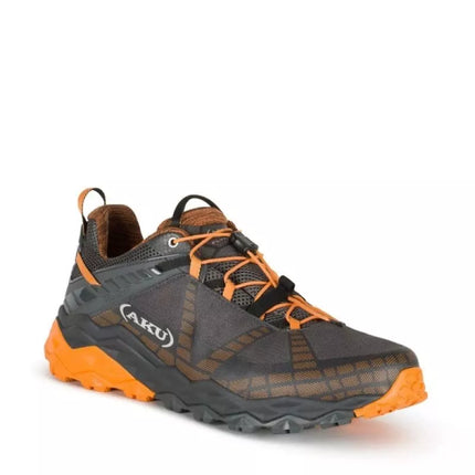 Flyrock Vibram Vyriški patvarūs pilkai oranžiniai trekingo sportiniai batai