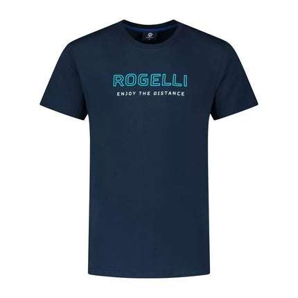 Rogelli vyriški marškinėliai LOGO tamsiai mėlyni M