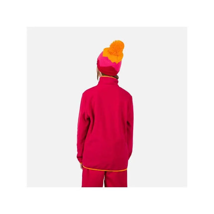 Rossignol Jr Strawpile Fleece pusiau užsegamas bliuzonas Raudonas