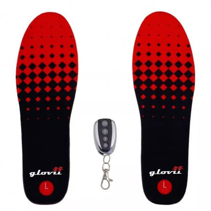 Glovii GW2L heated shoe insert (41, 42, 43, 44, 45, 46; black and red)