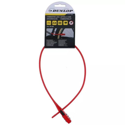 DUNLOP RED CODE STRAP BIKE LOCK