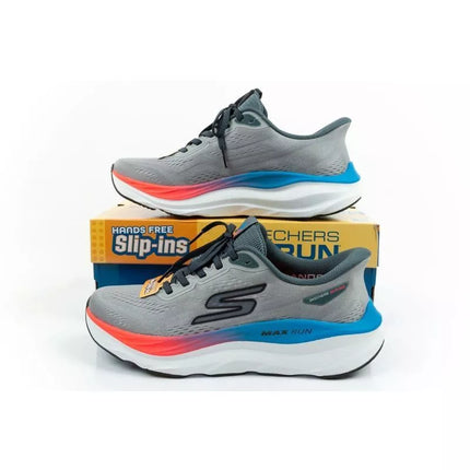 Skechers men's sports shoes sneakers Max Run gray SLIP-INS