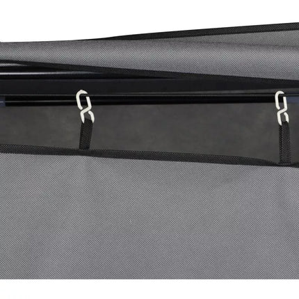 Tekstilinė spinta 168x45x172cm tamsiai pilka 45238