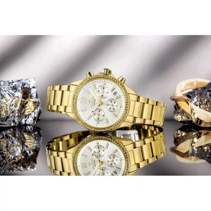 Giewont Sapphire Gold Silver Women's Watch GW3670-B2