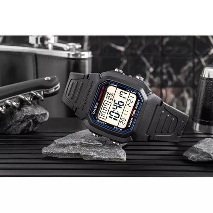 Vyriškas laikrodis CASIO W-800H-1AVDF + DĖŽUTĖ