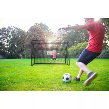 FOOTBALL GOAL WITH NET 300x205x120CM DUNLOP