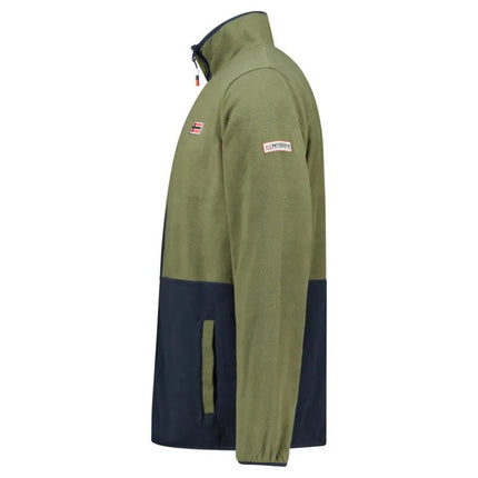 Geographical Norway Men's Fleece Touki Fz Kaki Db Men 233 kaki (WZ6702H/GN-Kaki)