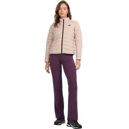Women's jacket 4F F0855 beige 4FWSS26TDJAF0855 83S