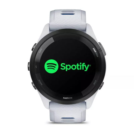 Garmin Forerunner 265 46mm Black Bezel with Whitestone Case White and Blue