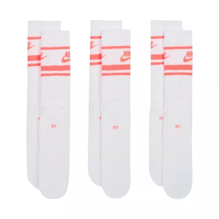 Nike NK Nsw Everyday Essential CR Kojinės 3 poros Baltos DX5089 100