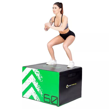 Set of four HMS Premium Plyometric Boxes PYBS01