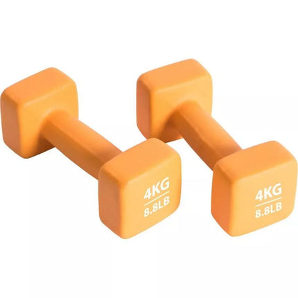NEOPRENE Dumbbell 4KG PURE 2 IMPROVE 1 PC.