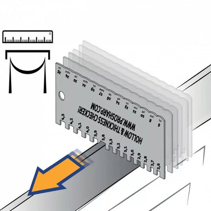 Prosharp Blade Thickness and Depth Gauge