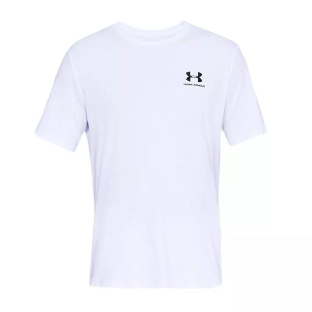 „Under Armour“ marškinėliai su logotipu ant kairės krūtinės, dydis M, 1326799-100