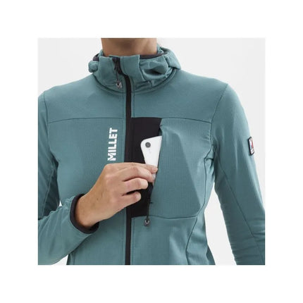 MILLET W Trilogy Lightgrid Hoodie Jacket Green
