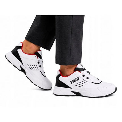 K-swiss FARIO LTH WHITE/BLACK/MARS RED-M sneakers (04778-122-M)