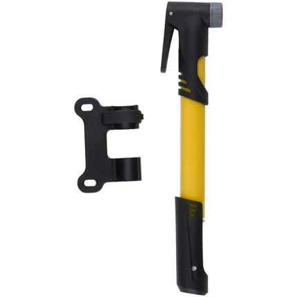 DUNLOP MINI BIKE PUMP 120psi (8bar) YELLOW