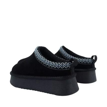Moteriški odiniai Solo Soprani Couture Sabotas Hugh Platform su kailiu juodi batai SSW421P22 53