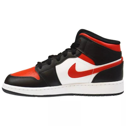 Air Jordan 1 Mid GS Fire Red krepšinio batai - 554725-079