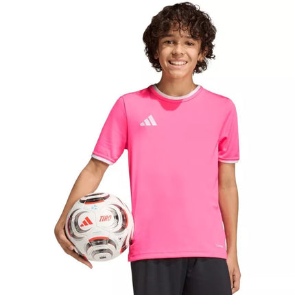 adidas Entrada 26 Jersey vaikiški marškinėliai rožiniai KE9846