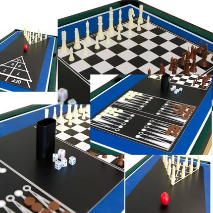 FOOTBALL TABLE FOR MULTI-GAMES 9 IN 1 121x61x80CM
