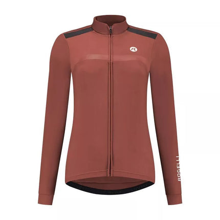 Rogelli Women's Long Sleeve T-Shirt MONO Brown XL
