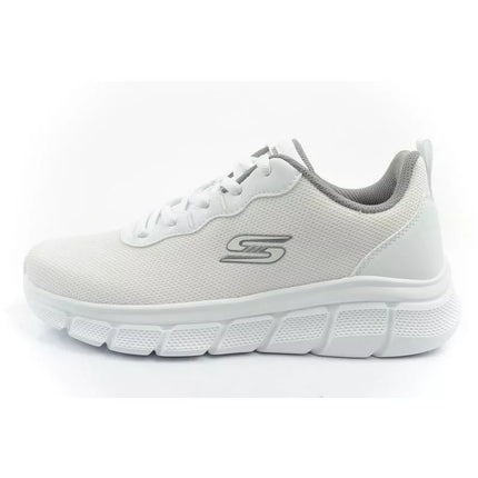 Skechers Bobs B Flex vyriški sportbačiai, madingi balti