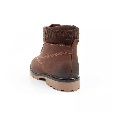 Vyriški Wrangler Arch batai, Chelsea tipo, elegantiškos tamsiai rudos odos