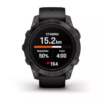 Garmin EPIX PRO g2 47mm Safyrinis Anglies pilkos spalvos su DLC danga, Titano juodumo