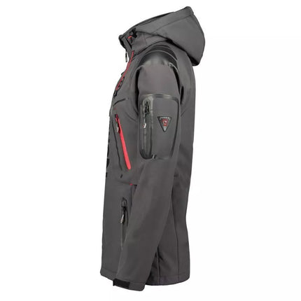 Geographical Norway Techno DB MEN 056 WU1060H/GN-DARK GRAY softshell striukė