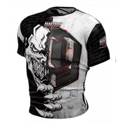 Masters treniruočių marškinėliai MFC DARK SIDE "BLACK SCRATCH" M 06324-M