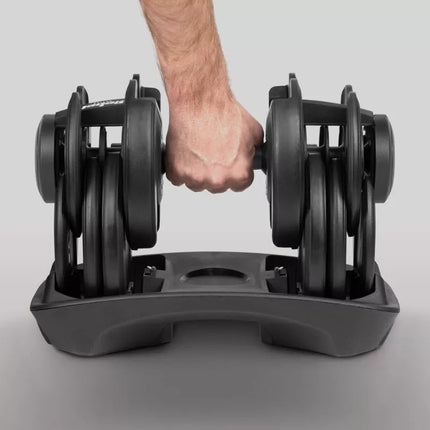 Cast iron adjustable dumbbell 24 kg REBEL ACTIVE