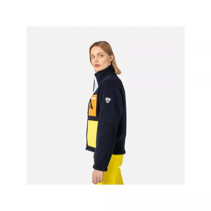 Rossignol W On Air Fleece Jkt Blue Sweatshirt