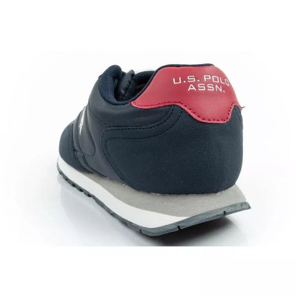 US Polo Assn sports shoes sneakers men's fashionable comfortable navy blue
