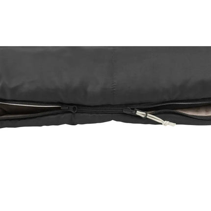 Outwell Contour Prime suaugusiųjų stačiakampis poliesterinis miegmaišis, tamsiai pilkas
