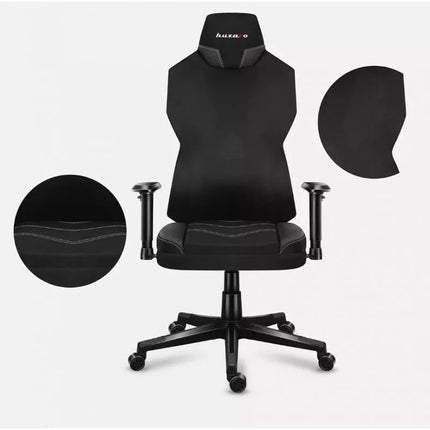 Huzaro Combat 6.2 Juoda RGB Žaidimų Kėdė