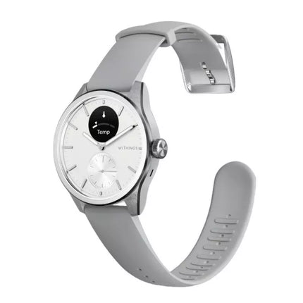 Withings Scanwatch 2 su EKG, širdies ritmo, SpO2, veiklos ir miego stebėjimu (42 mm, balta)