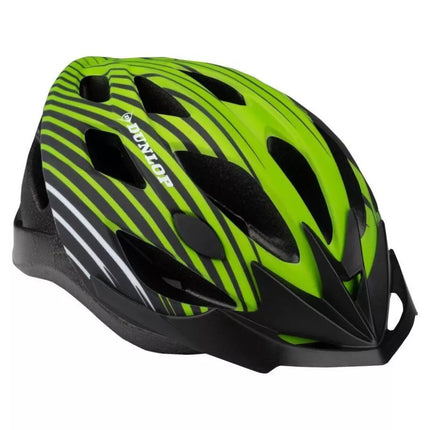 DUNLOP RS GREEN ADJUSTABLE CYCLING HELMET