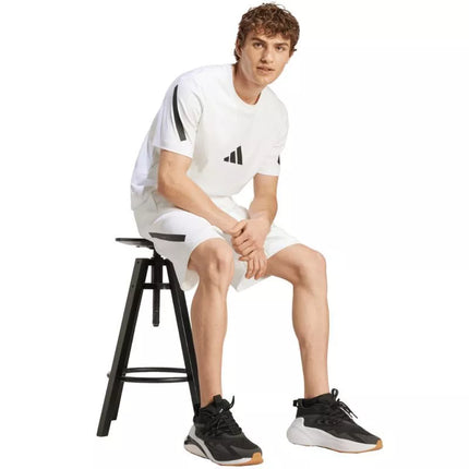 Men's adidas ZNE shorts white JJ4893
