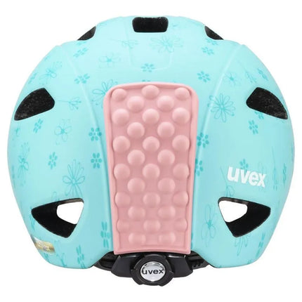 Uvex oyo style flowers cyan matt children's bike helmet 50-54