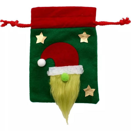 CHRISTMAS GIFT BAG WITH SANTA CLAUS 15x20CM