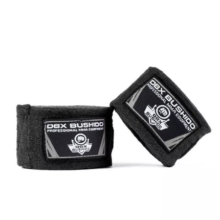 Cotton Boxing Wraps - 4 Meters | Black