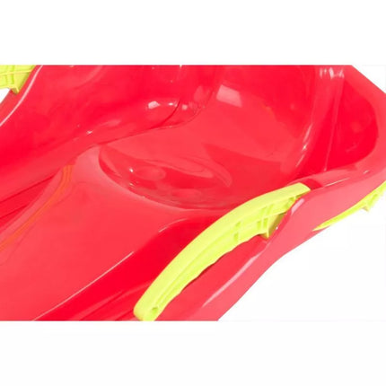 PLASTIKINĖ ROGUTĖ SU STABDŽIAIS RACE S RED
