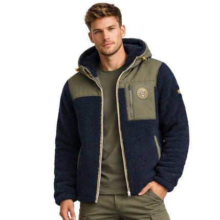 Geographical Norway Terpa Navy Db Men's Fleece 047-1 navy blue (WZ8006H/GN-Navy)