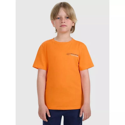 Berniukų klasikinis spausdintas marškinėlis 4F 4FJWAW25TTSHM2415-70S
