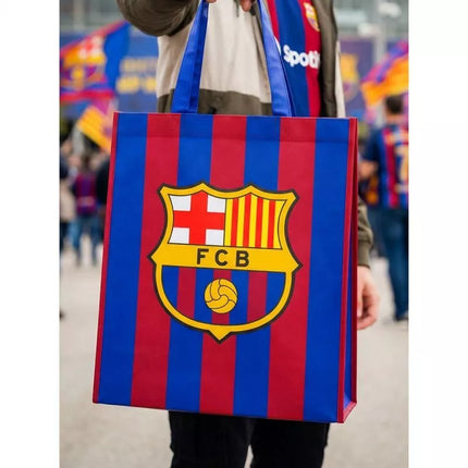 FC Barcelona ekologiškas pirkinių krepšys 32x38 cm B9040