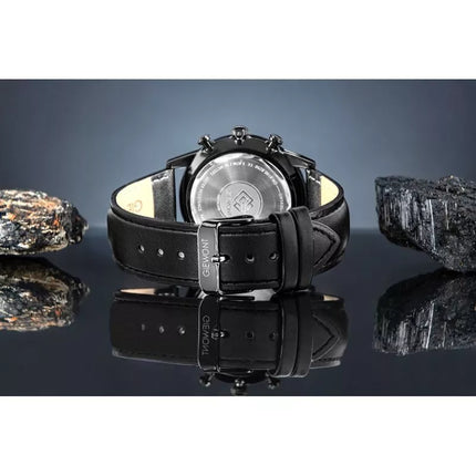 Giewont Chronograph Sapphire Black Men's Watch GW5630-A1