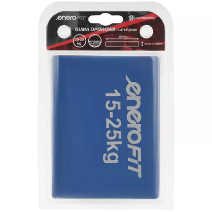 TRAINING TAPE FOR PILATES EXERCISES 2000x150x0.550MM 15-25KG BLUE