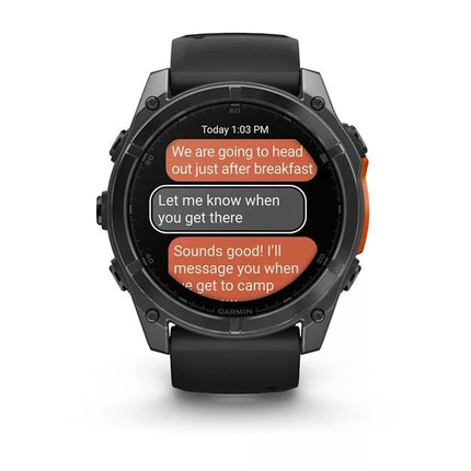Garmin Fenix 8 51 mm juodas laikrodis
